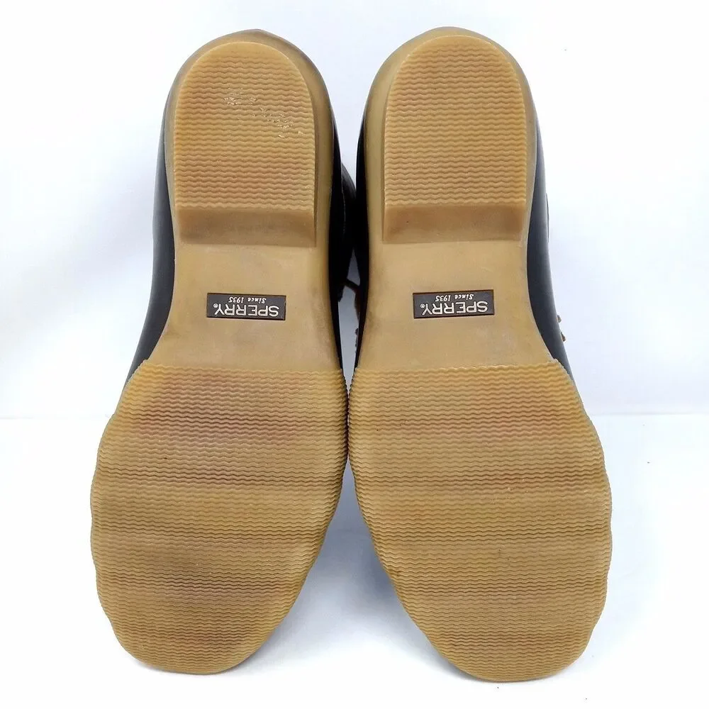 Sperry Top Sider Saltwater Girls Size 5 Waterproof Rubber Rain Ankle Duck Boots - Picture 7 of 8